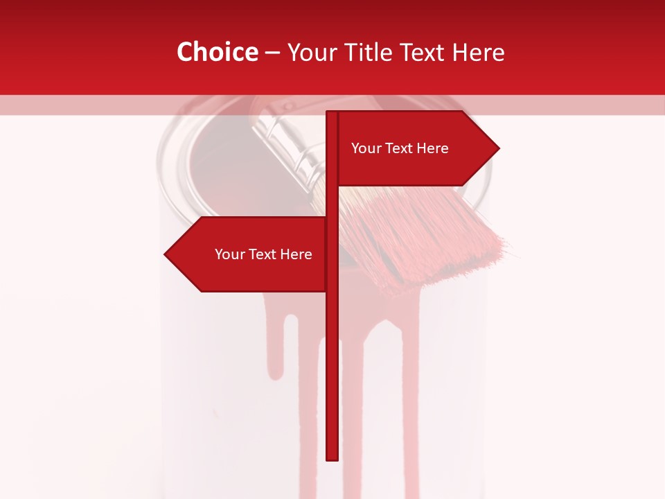 White Building Drawing PowerPoint Template