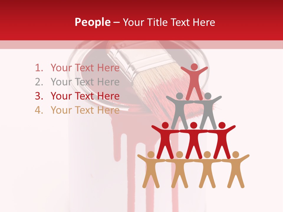 White Building Drawing PowerPoint Template