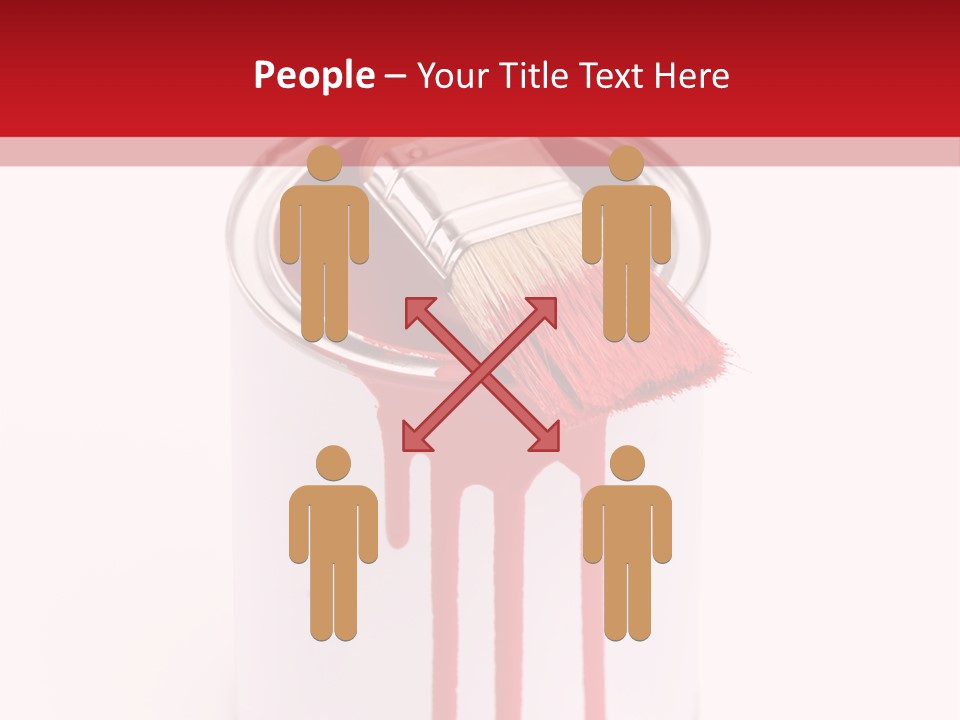 White Building Drawing PowerPoint Template