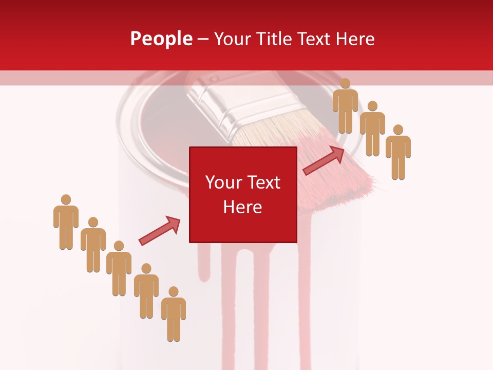 White Building Drawing PowerPoint Template