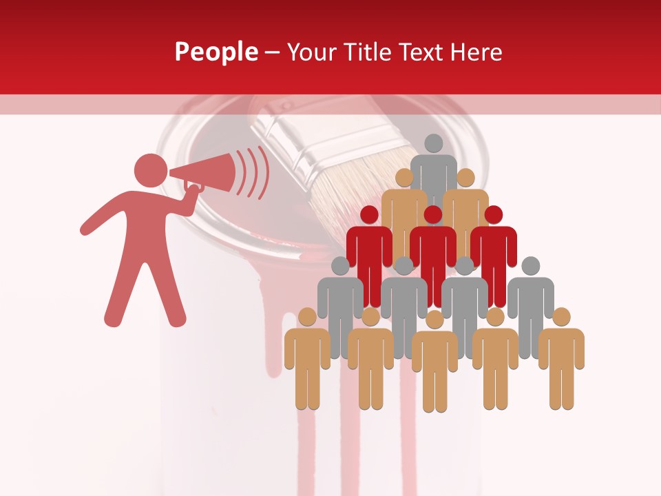 White Building Drawing PowerPoint Template