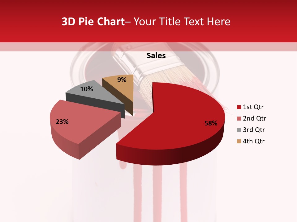 White Building Drawing PowerPoint Template