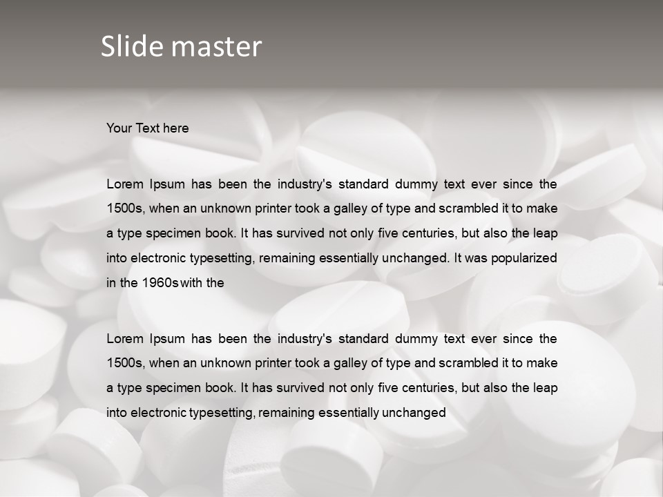 Healing Drug Health PowerPoint Template