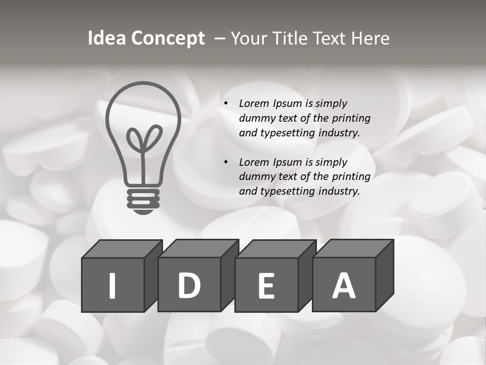 Healing Drug Health PowerPoint Template