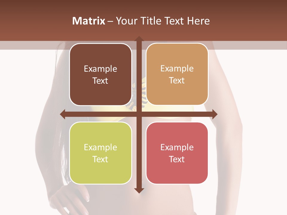 Woman Cute Beauty PowerPoint Template