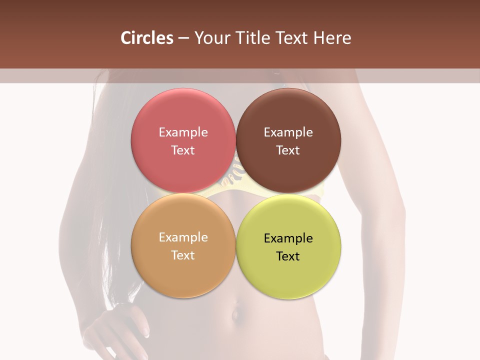 Woman Cute Beauty PowerPoint Template