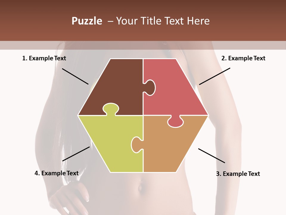 Woman Cute Beauty PowerPoint Template