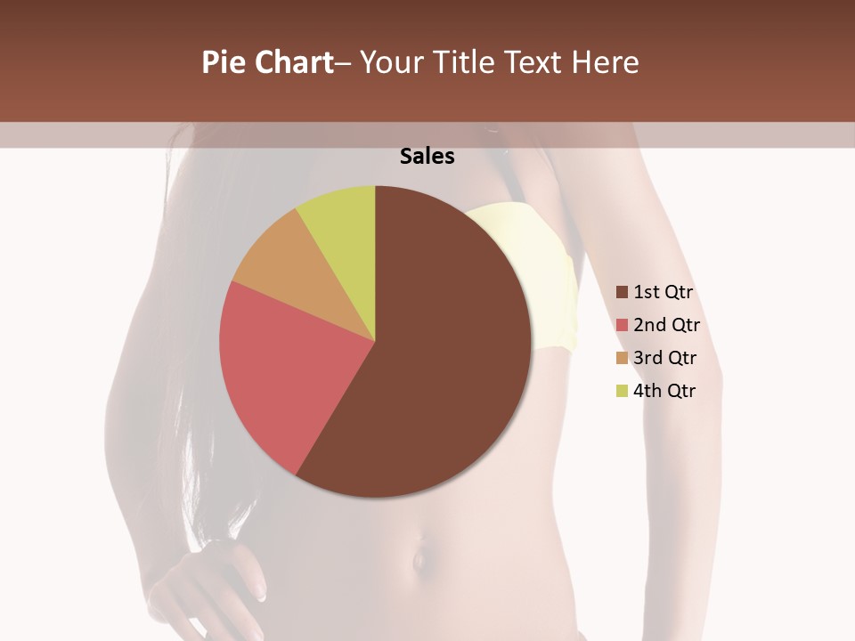 Woman Cute Beauty PowerPoint Template