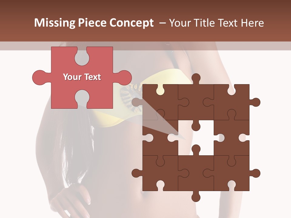 Woman Cute Beauty PowerPoint Template