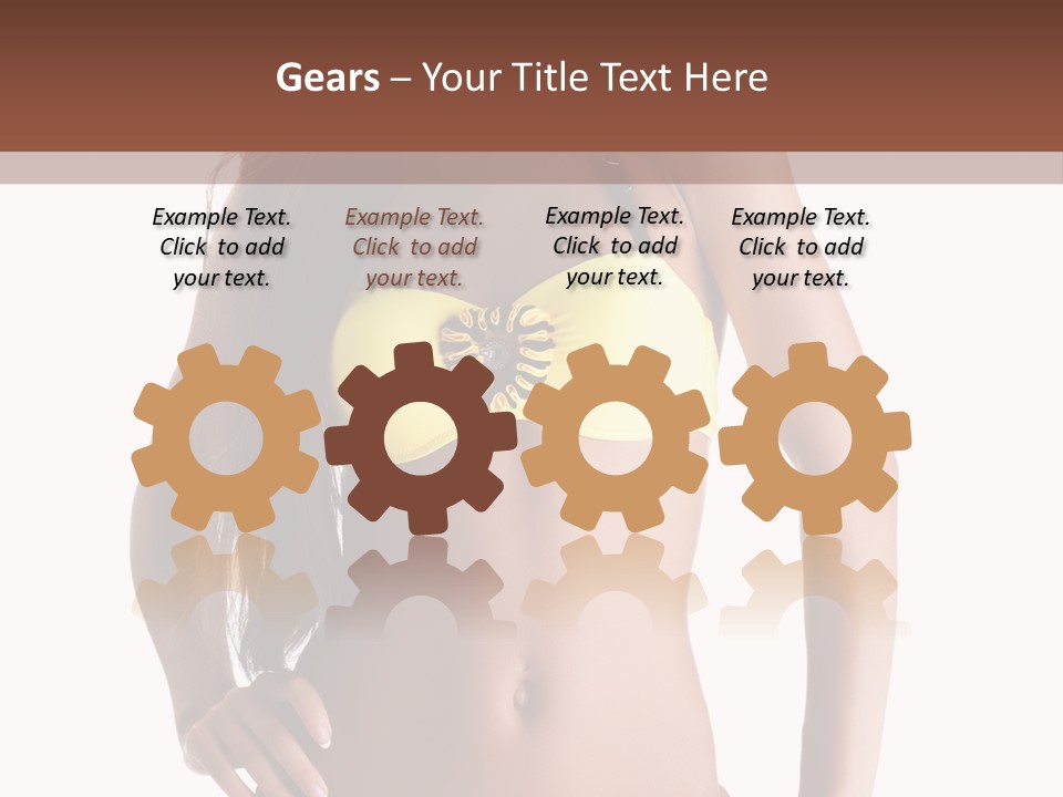 Woman Cute Beauty PowerPoint Template