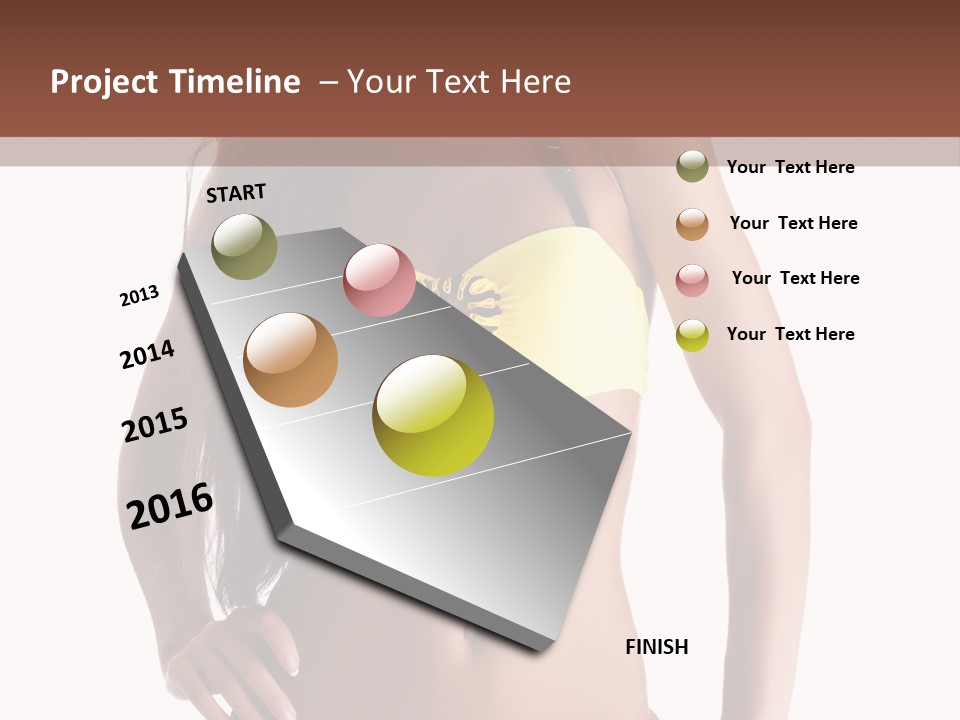 Woman Cute Beauty PowerPoint Template
