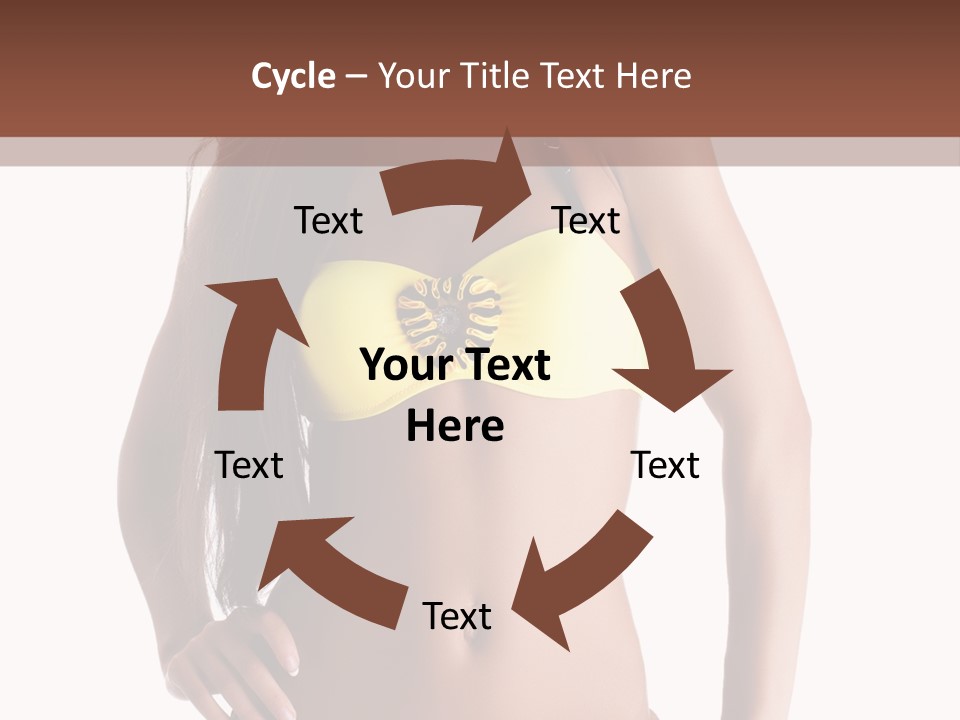 Woman Cute Beauty PowerPoint Template