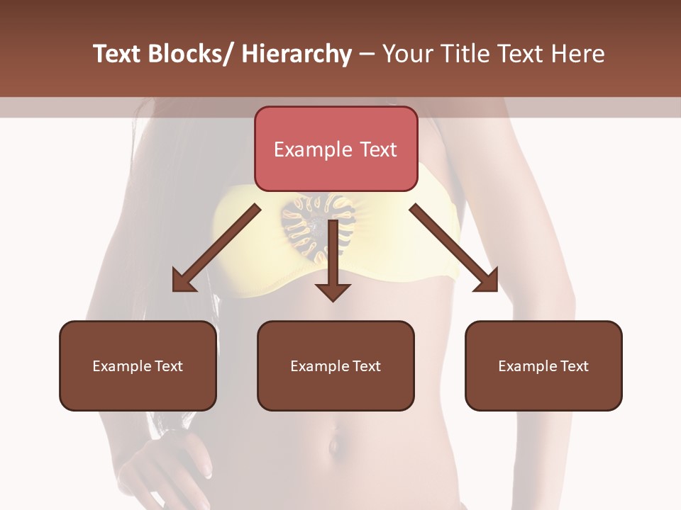 Woman Cute Beauty PowerPoint Template