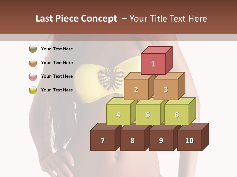 Woman Cute Beauty PowerPoint Template