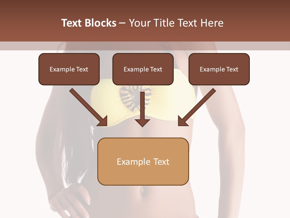 Woman Cute Beauty PowerPoint Template