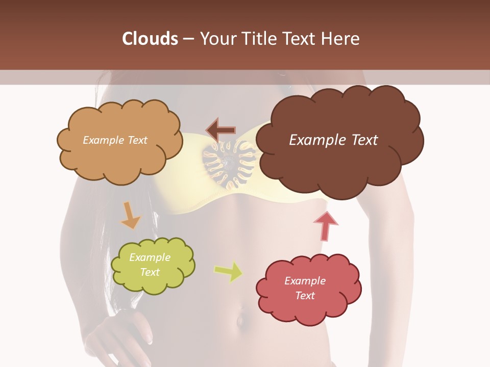 Woman Cute Beauty PowerPoint Template