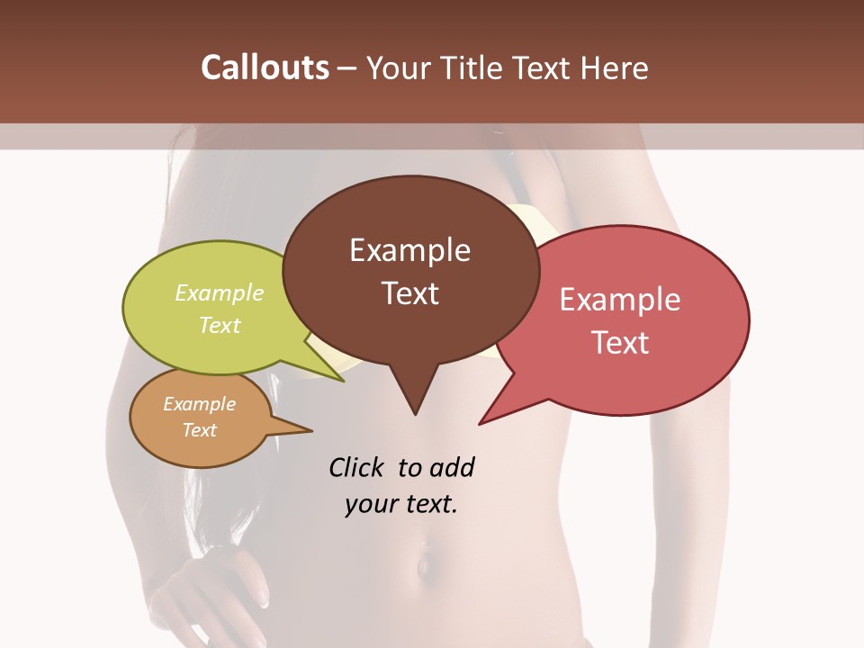 Woman Cute Beauty PowerPoint Template