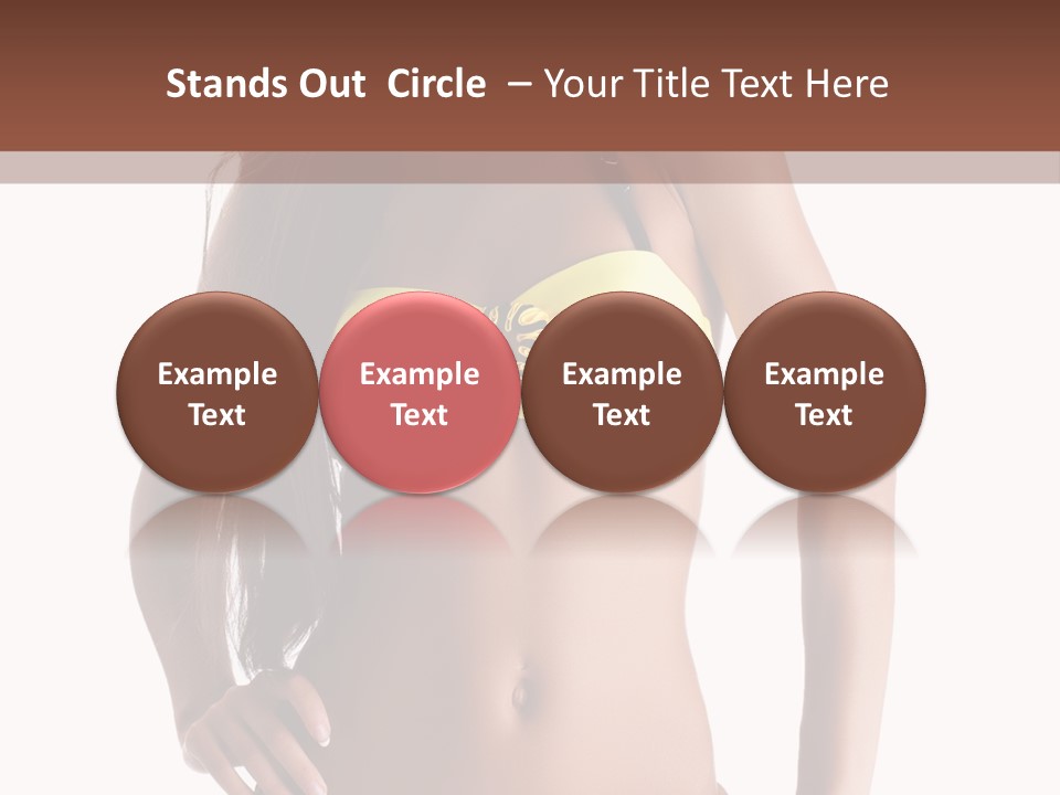 Woman Cute Beauty PowerPoint Template