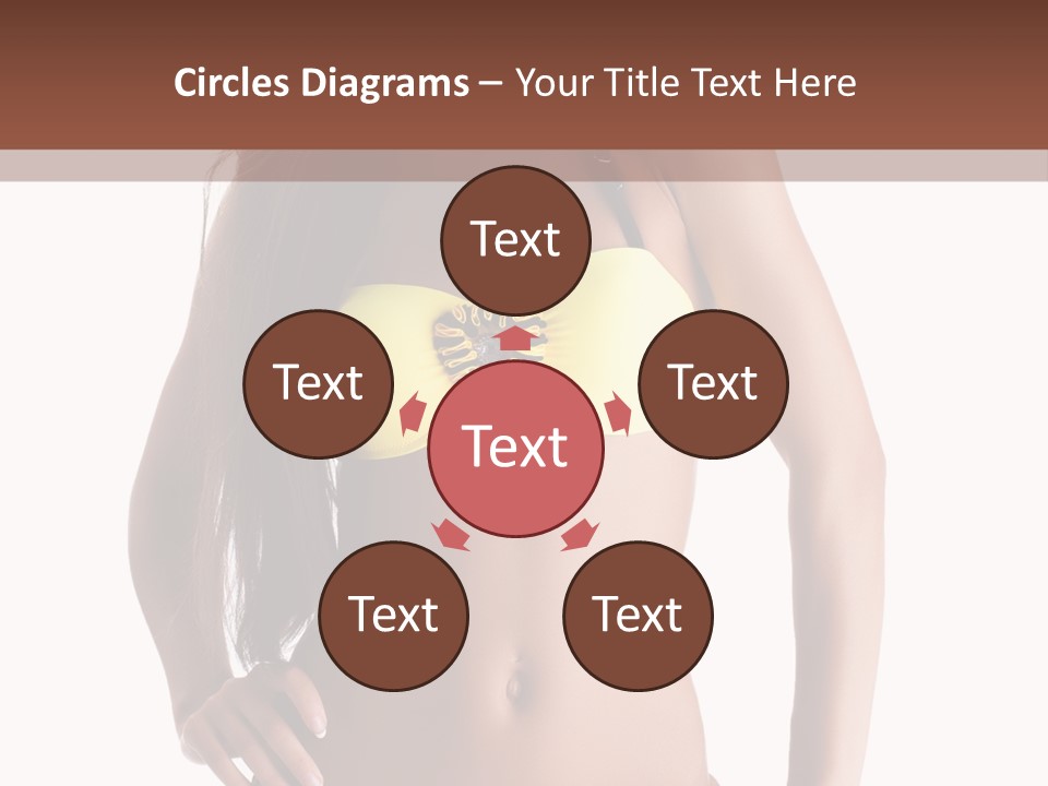 Woman Cute Beauty PowerPoint Template