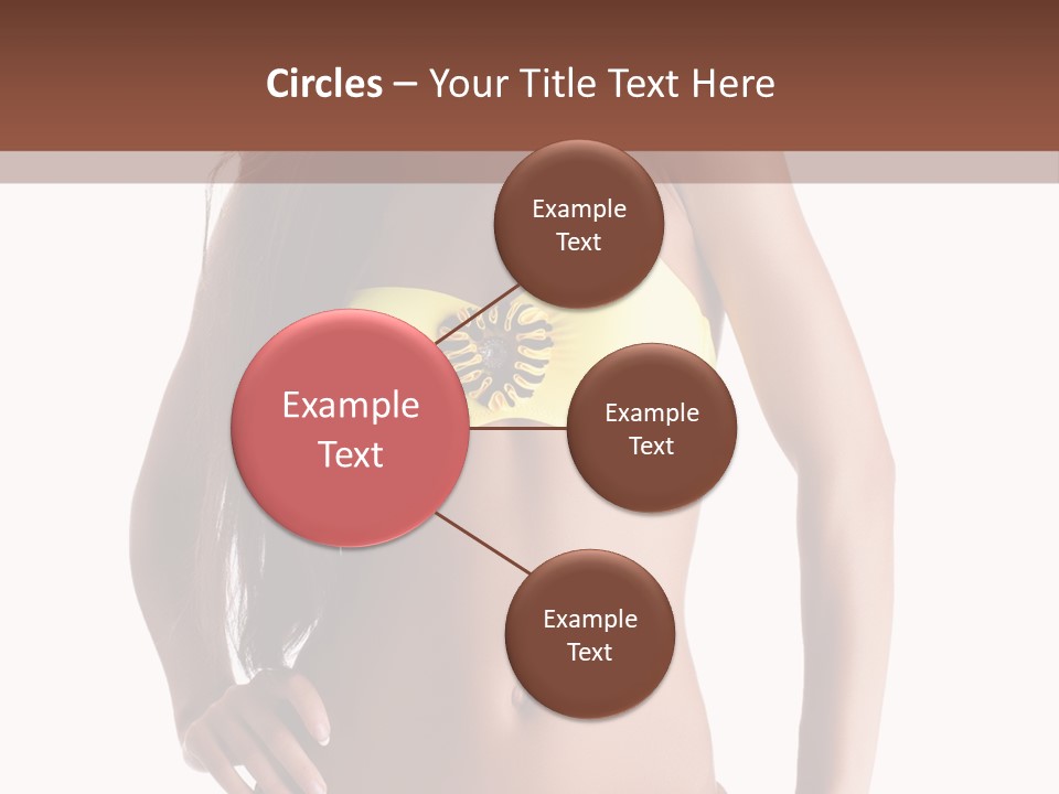 Woman Cute Beauty PowerPoint Template