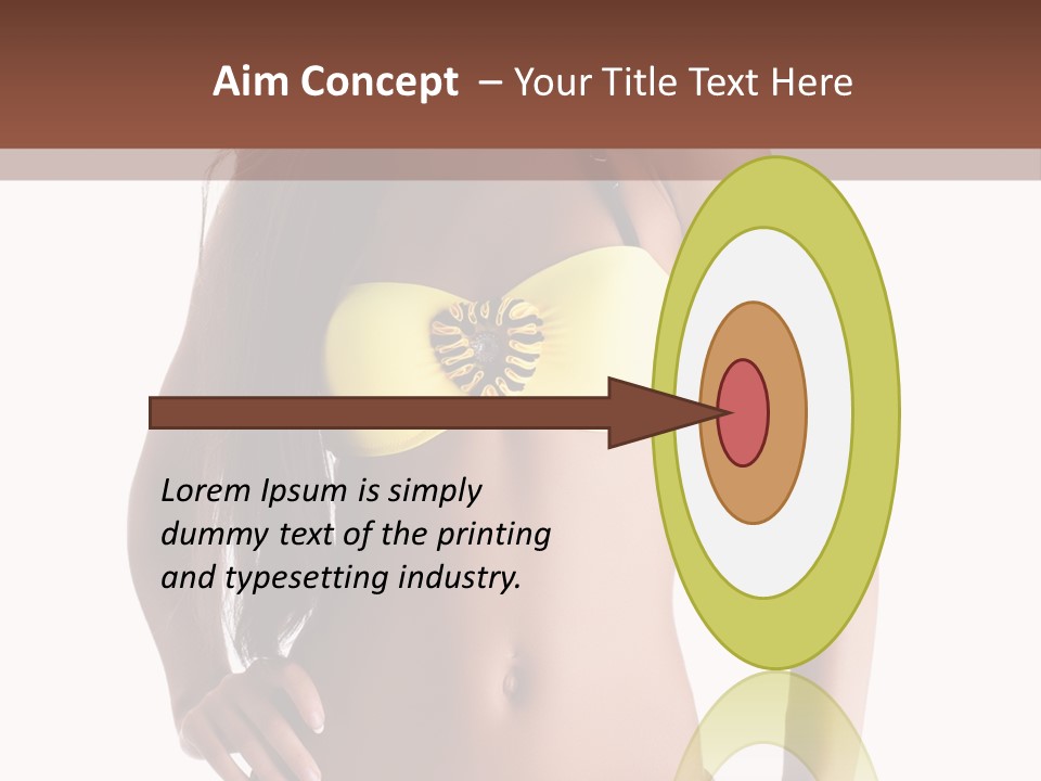 Woman Cute Beauty PowerPoint Template