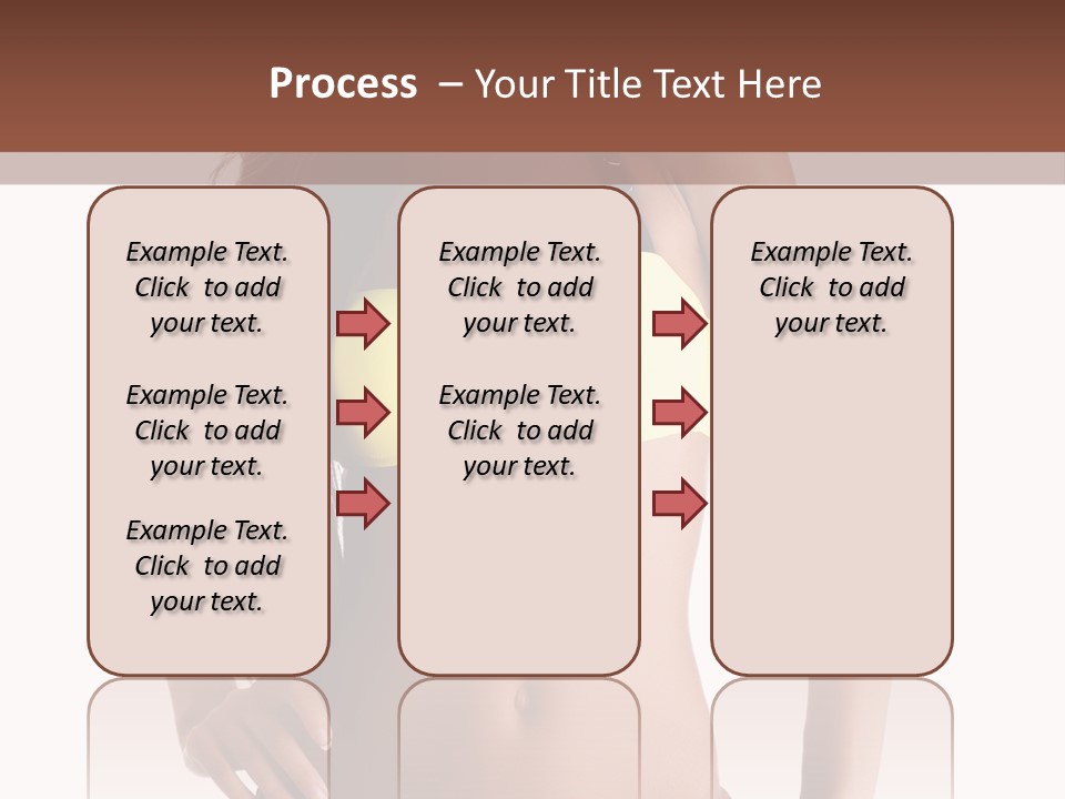 Woman Cute Beauty PowerPoint Template