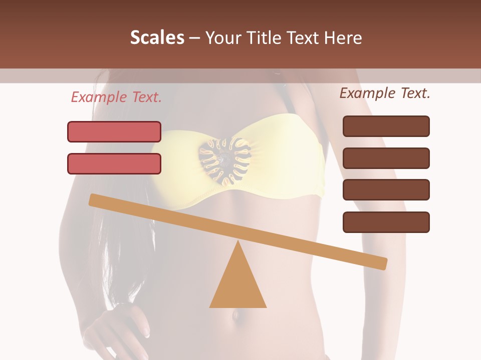 Woman Cute Beauty PowerPoint Template