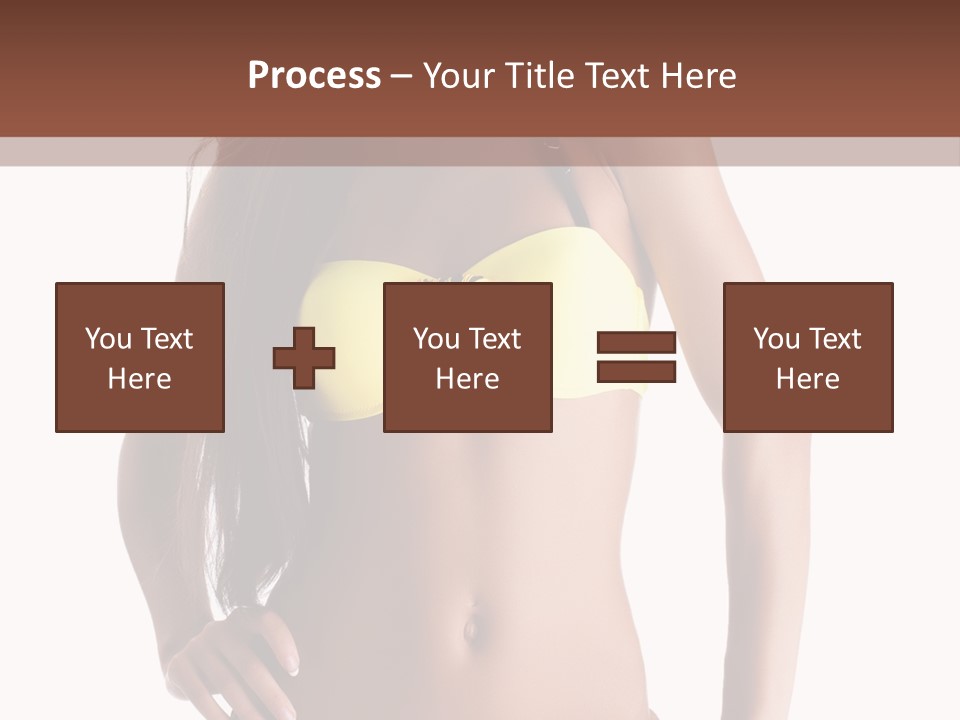 Woman Cute Beauty PowerPoint Template