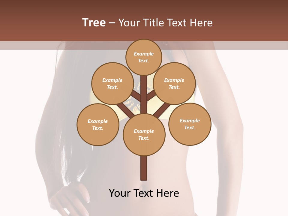 Woman Cute Beauty PowerPoint Template