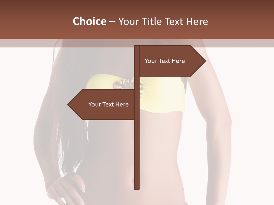 Woman Cute Beauty PowerPoint Template