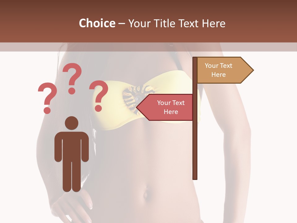 Woman Cute Beauty PowerPoint Template