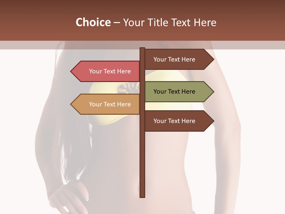 Woman Cute Beauty PowerPoint Template