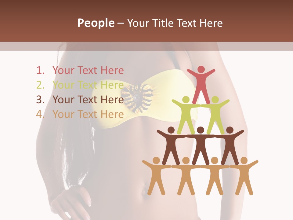 Woman Cute Beauty PowerPoint Template