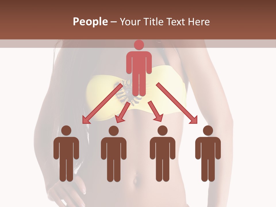 Woman Cute Beauty PowerPoint Template