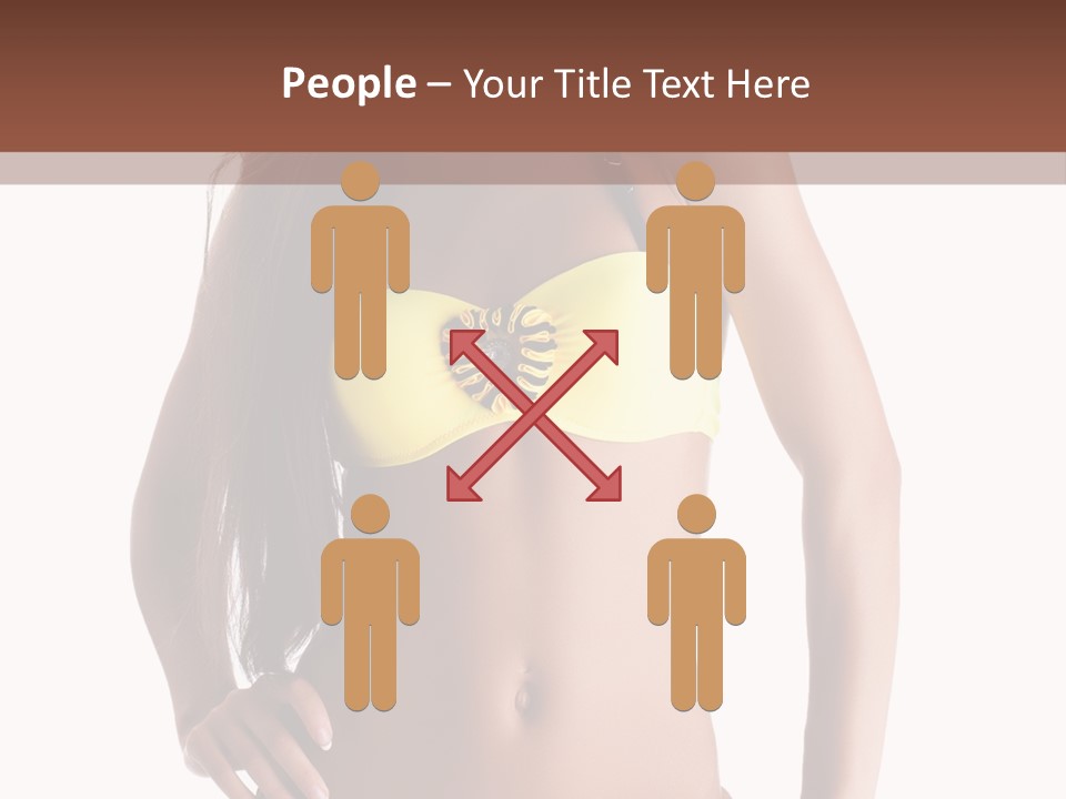 Woman Cute Beauty PowerPoint Template