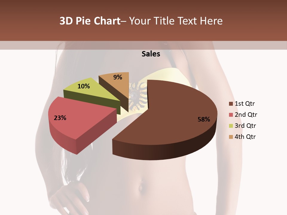 Woman Cute Beauty PowerPoint Template