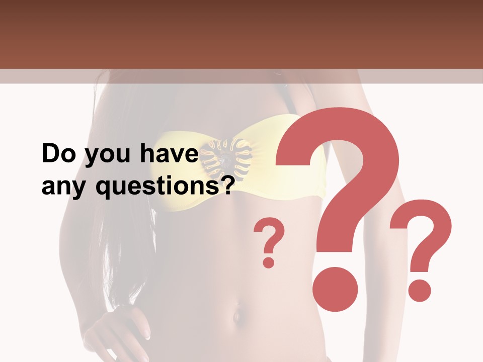 Woman Cute Beauty PowerPoint Template