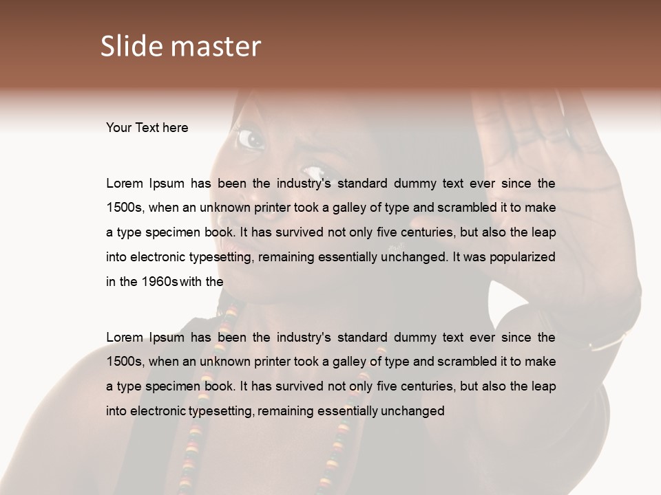 Stop Suspicion Human PowerPoint Template