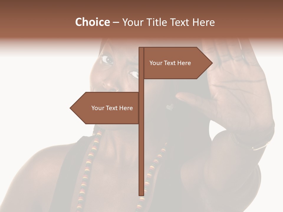 Stop Suspicion Human PowerPoint Template