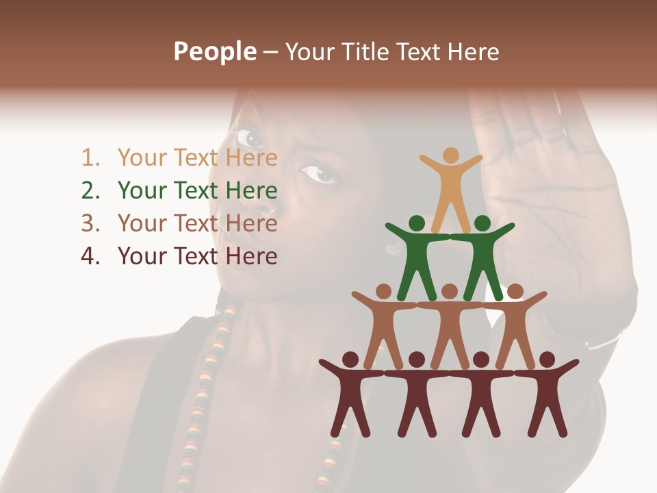 Stop Suspicion Human PowerPoint Template