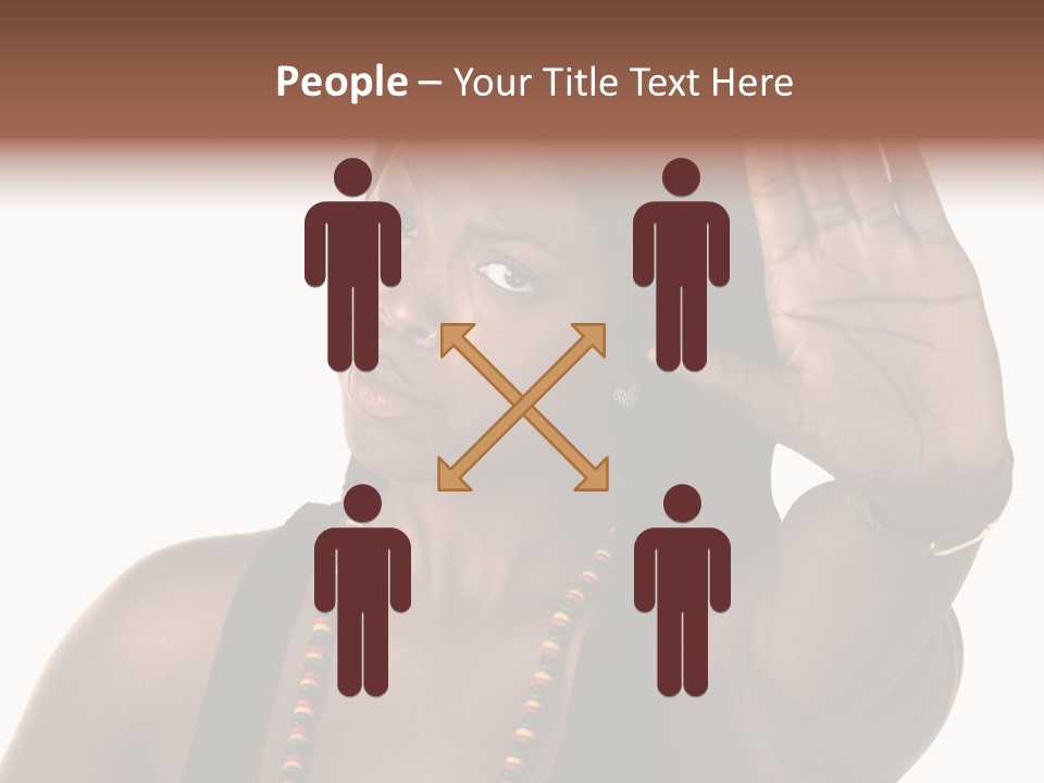 Stop Suspicion Human PowerPoint Template