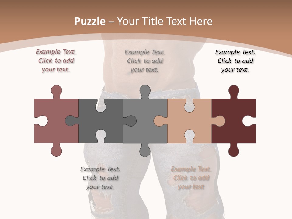 Adult Brutal Muscular PowerPoint Template