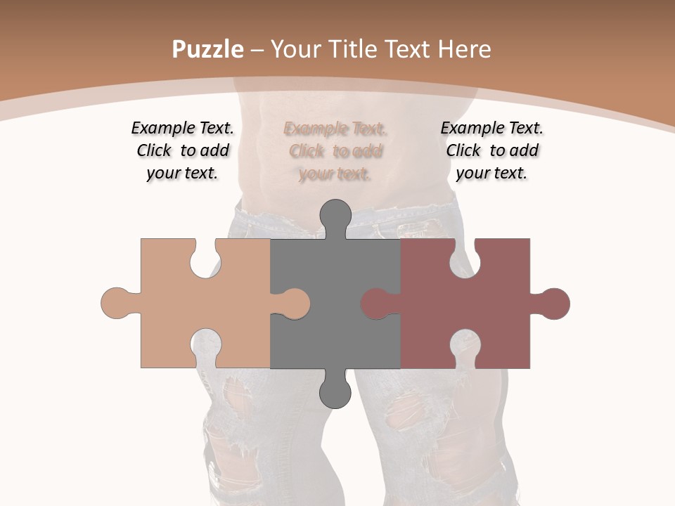 Adult Brutal Muscular PowerPoint Template