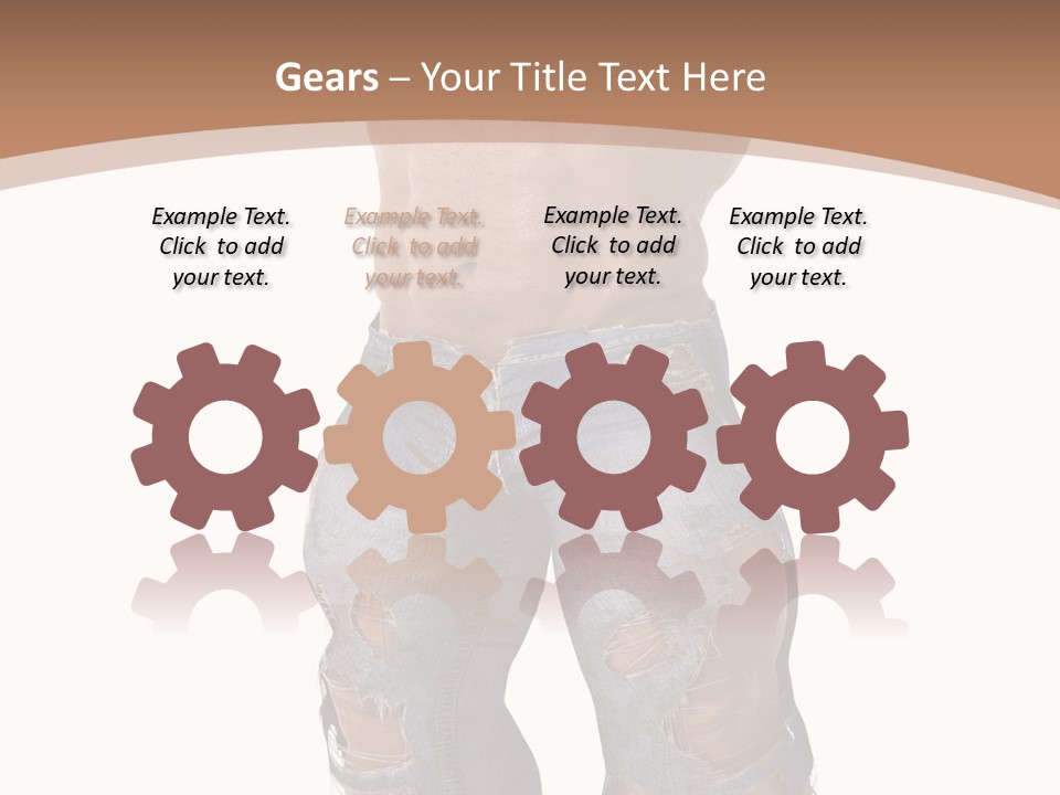 Adult Brutal Muscular PowerPoint Template