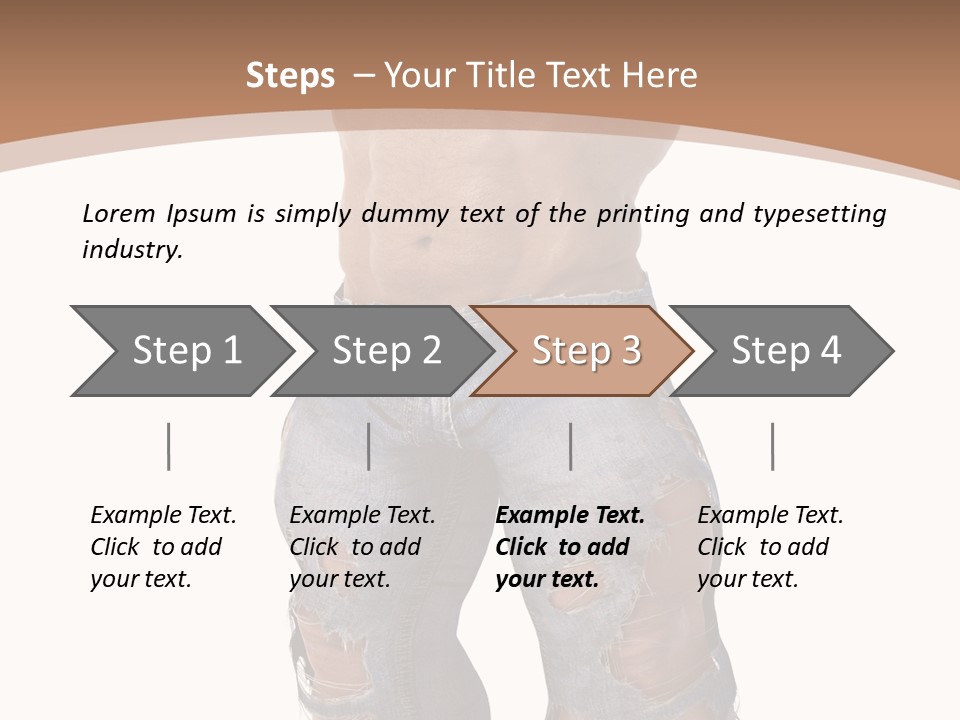 Adult Brutal Muscular PowerPoint Template