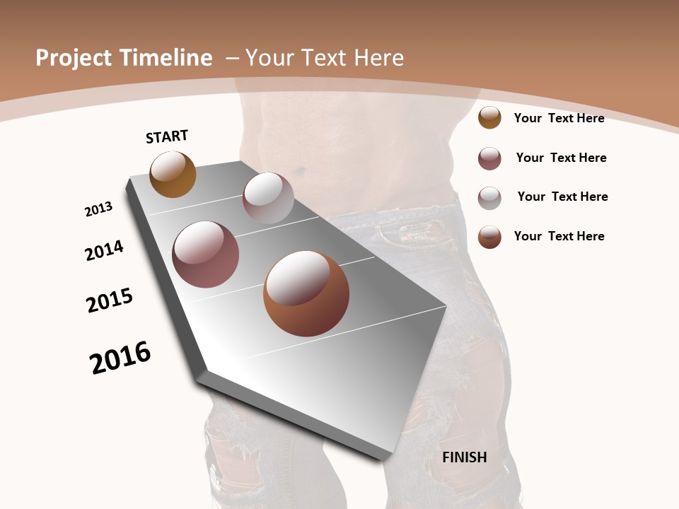 Adult Brutal Muscular PowerPoint Template