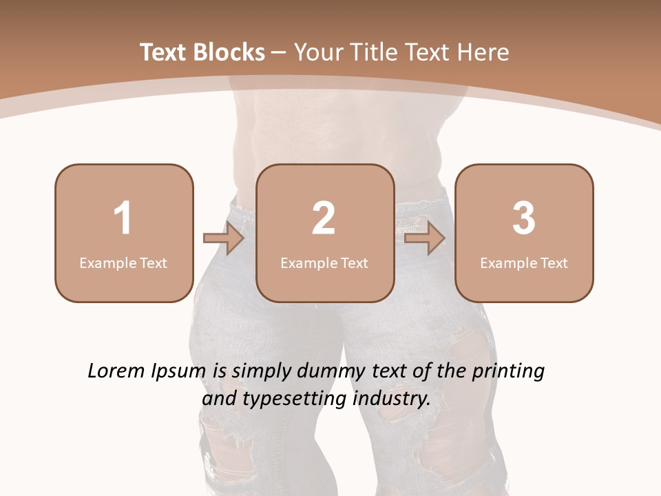 Adult Brutal Muscular PowerPoint Template