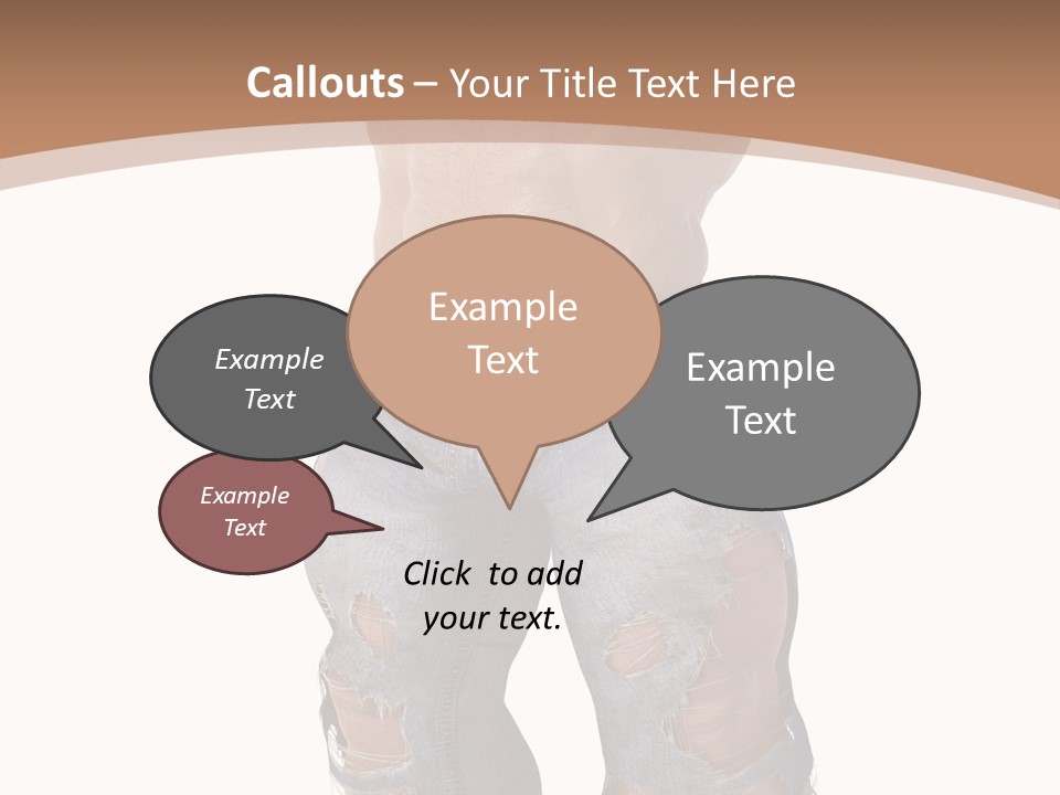 Adult Brutal Muscular PowerPoint Template