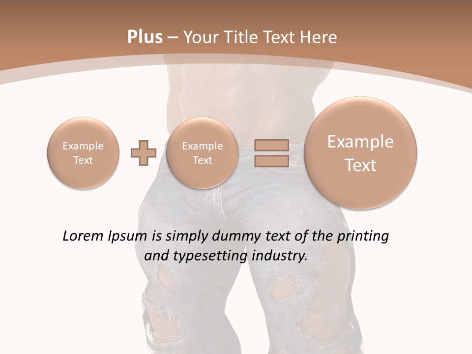 Adult Brutal Muscular PowerPoint Template