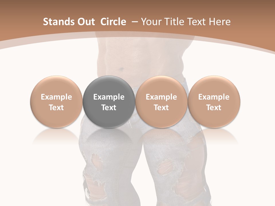 Adult Brutal Muscular PowerPoint Template